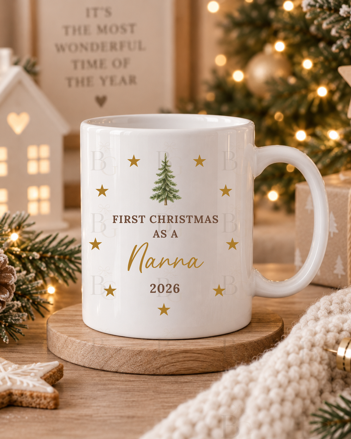 Personalised First Christmas Mug 2026 – Choose from 10 Designs
