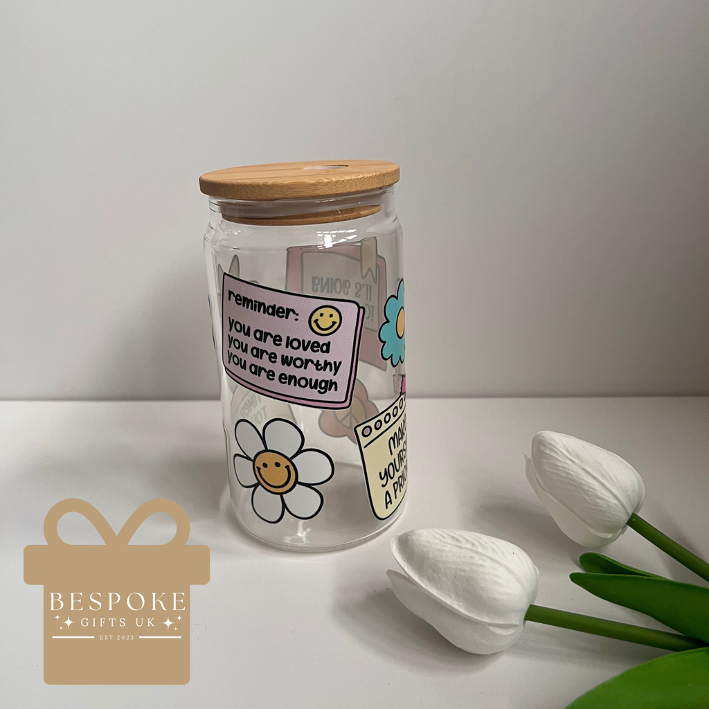 Reminders - 16oz Glass Tumbler