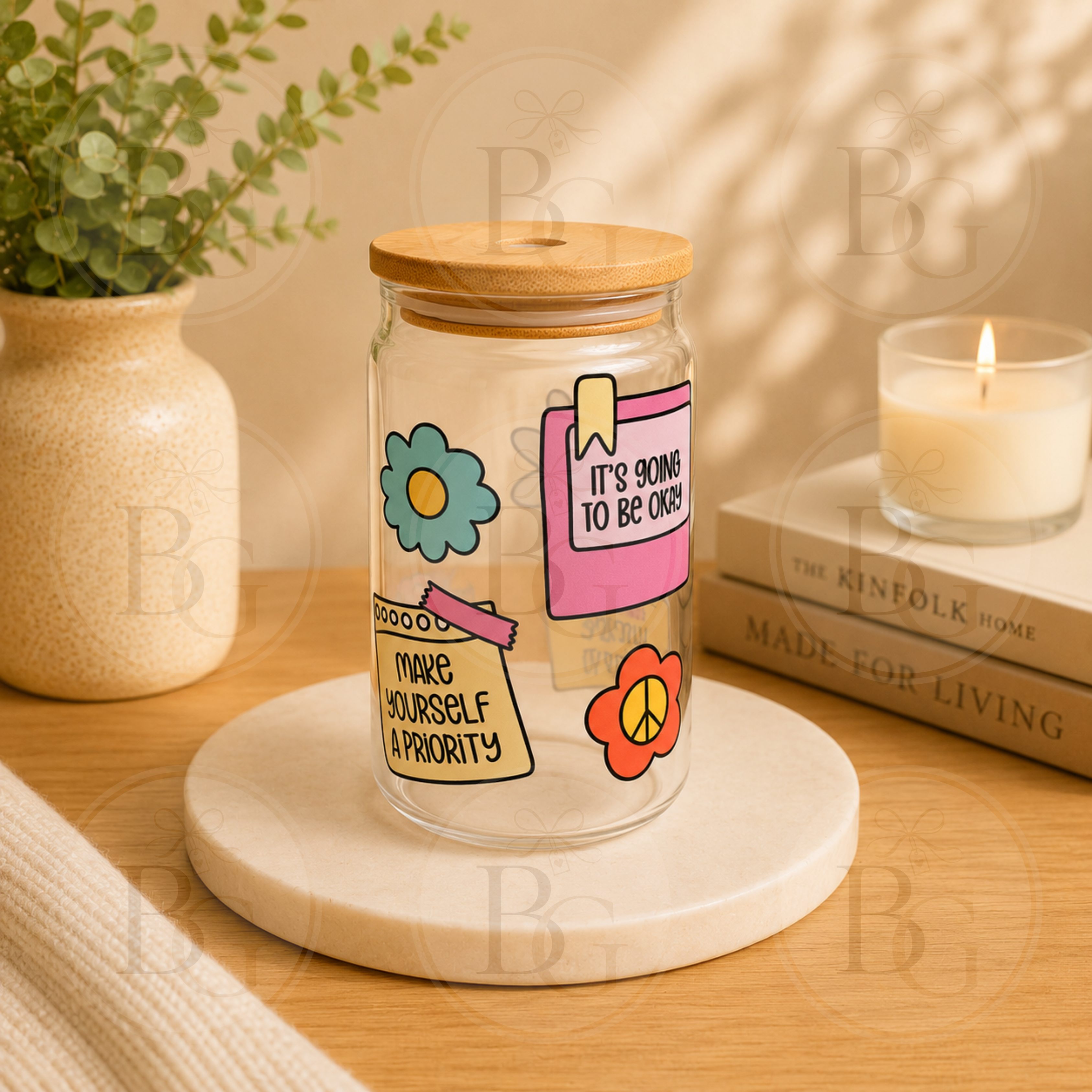 Reminders - 16oz Glass Tumbler