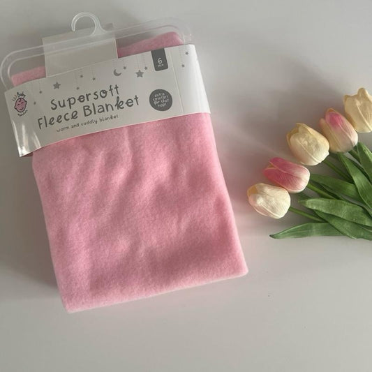 Supersoft Fleece Blanket - Pink