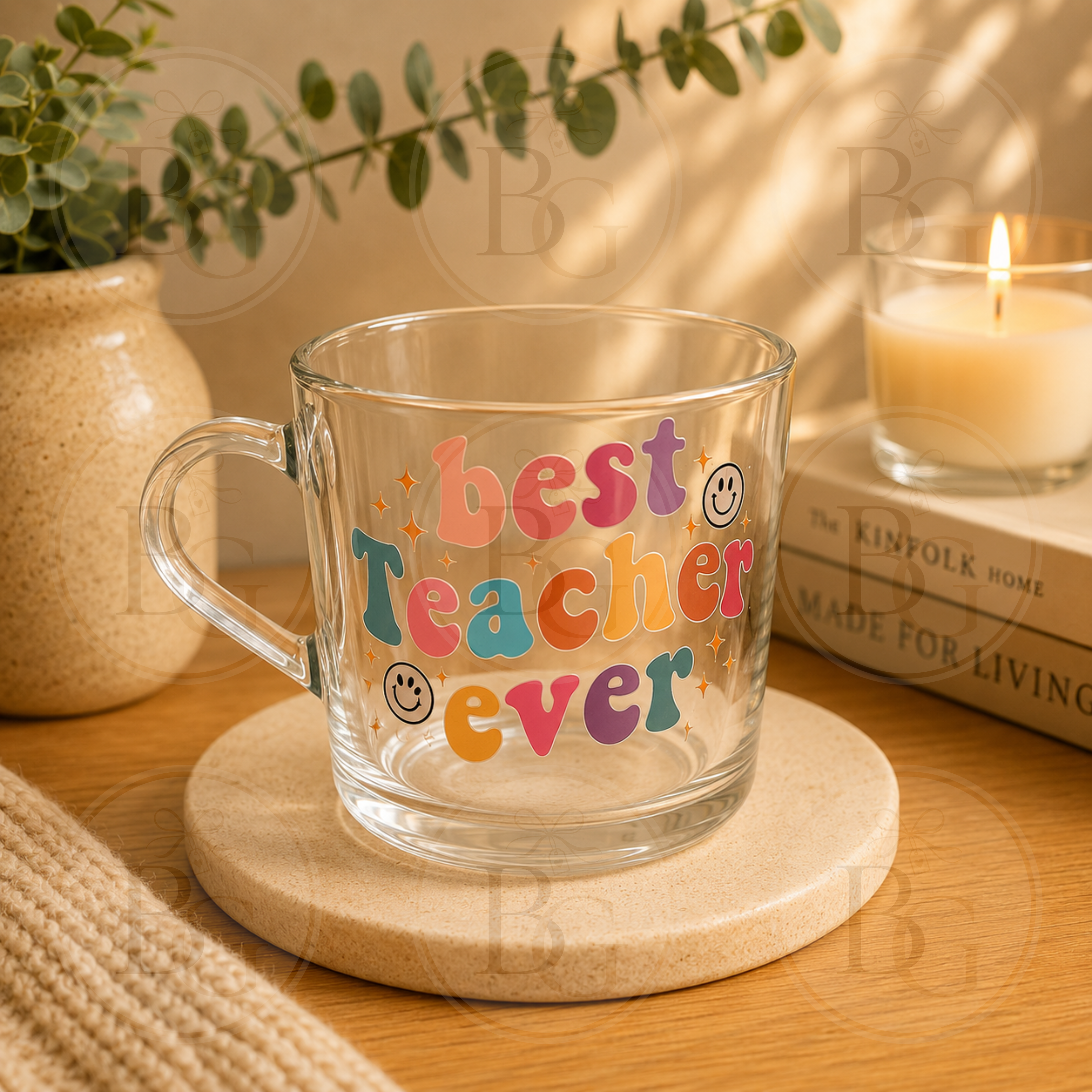 Best Teacher Ever - Glass Mug