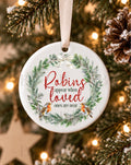 Robin Appear When Loved Ones Are Near Christmas Tree Ceramic Decoration