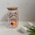 When Life Gives You Lemons Add Vodka & Strawberries  - 16oz Glass Tumbler